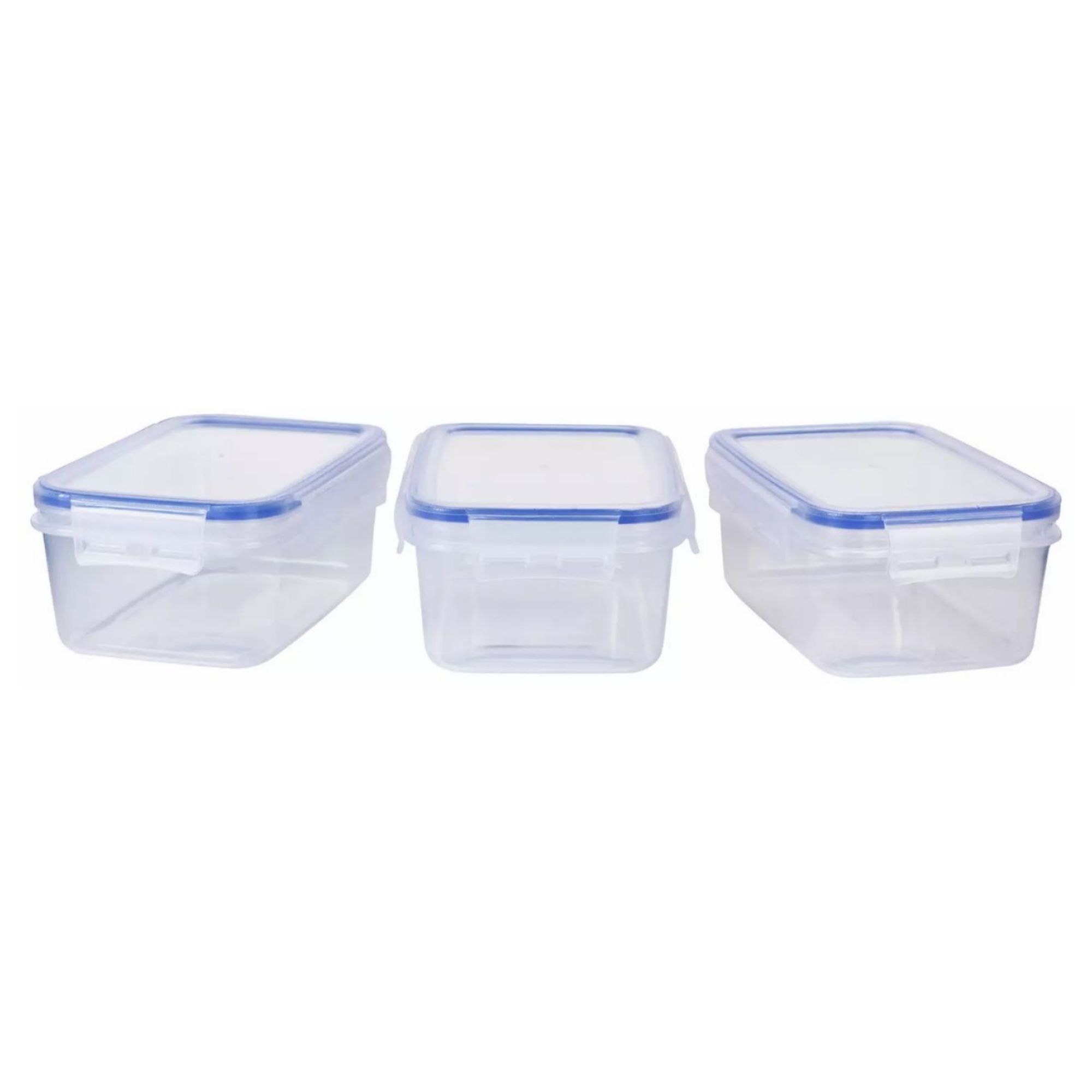 Argos Home Pack of 3 900ml Klip Lock Storage Set