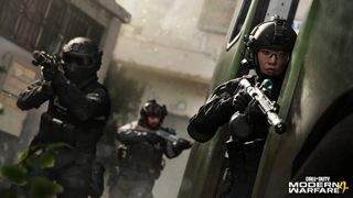 Three operators shown via screenshot from Call of Duty: Modern Warfare 4.