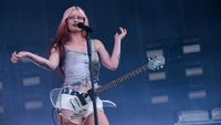 Rhian Teasdale of Wet Leg performing live in 2026
