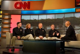 STS-135 Crew Interviewed on CNN