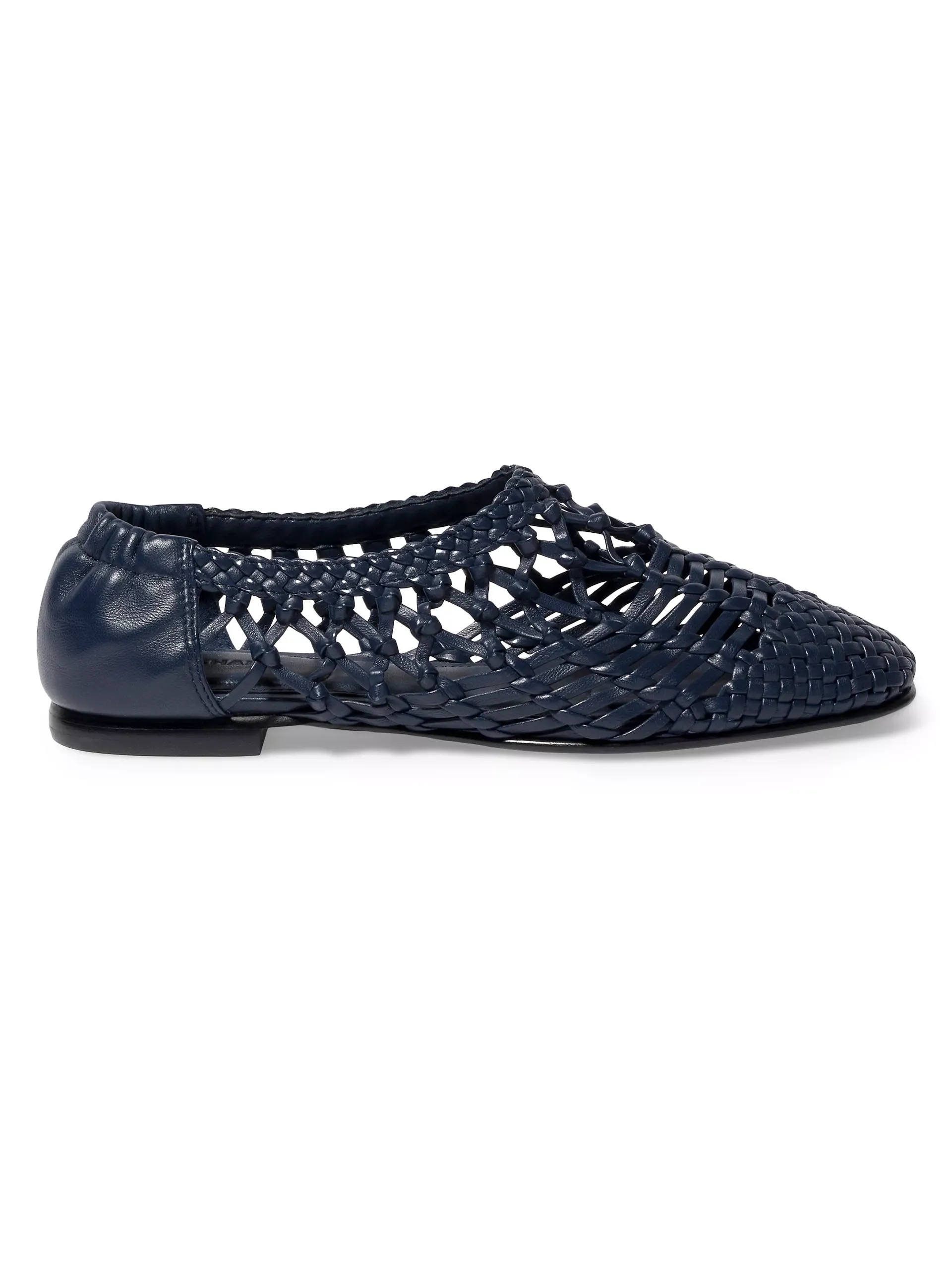 Eden Woven Leather Ballet Flats