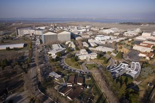 Aerial image of NASA Ames Research Center