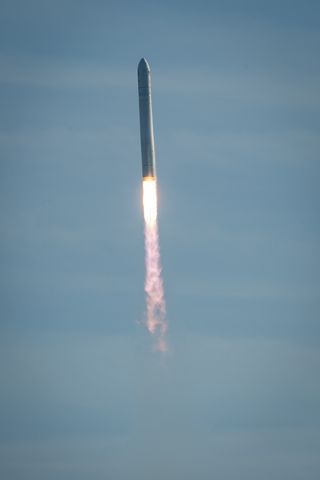 Antares Rocket Soars With Orb-1 Mission, Jan. 9, 2014