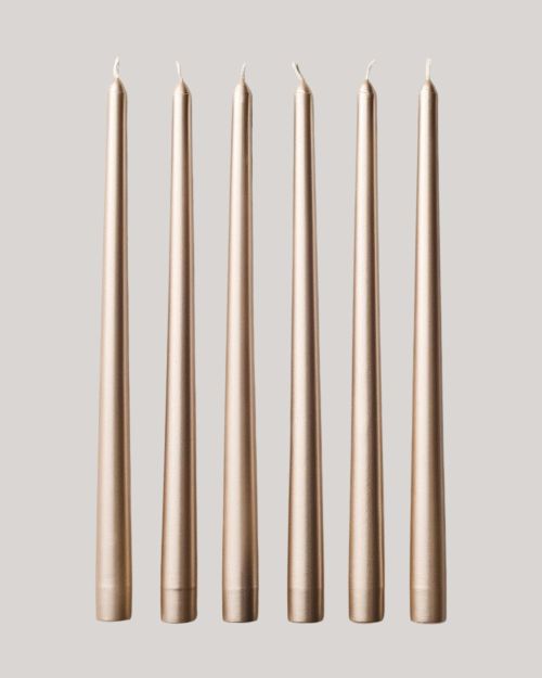 Signature Wax Metallic Taper Set