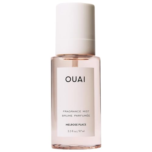 Ouai Melrose Place Hair and Body Mist - Velvety-Rich Rose Hair Perfume and Body Spray - Notes of Rose, Lychee, Berry &amp;amp; Pink Peppercorn (3.3 Fl Oz / 97 Ml)