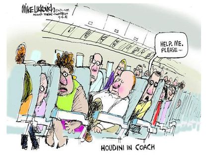 Editorial cartoon business airlines