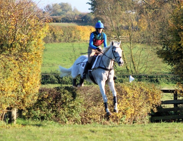 Bluey and Kelly flying earlier on in the course before their mishap