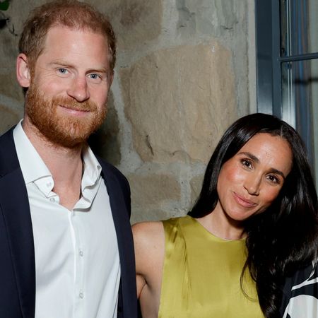 Meghan Markle wears a Heidi Merrick gown in a Spring 2026 color trend