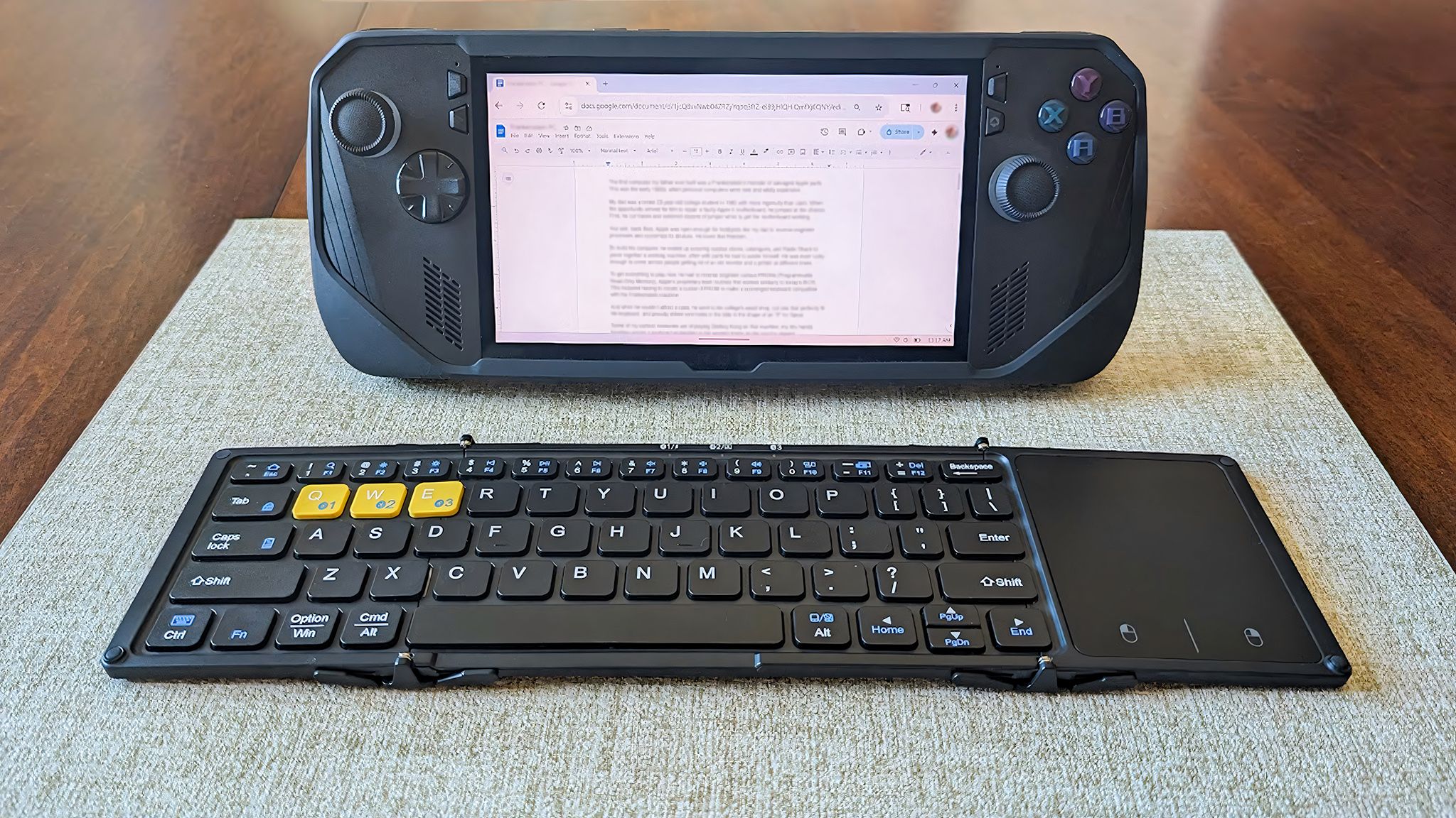 This small keyboard makes gaming handheld sessions better | Windows Central