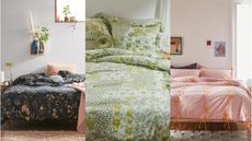 A trio of the best Urban Outfitters duvet cover lifestyle shots