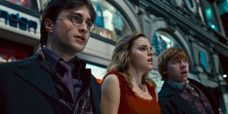 Daniel Radcliffe, Emma Watson and Rupert Grint in Harry Potter and the Deathly Hallows Part 1