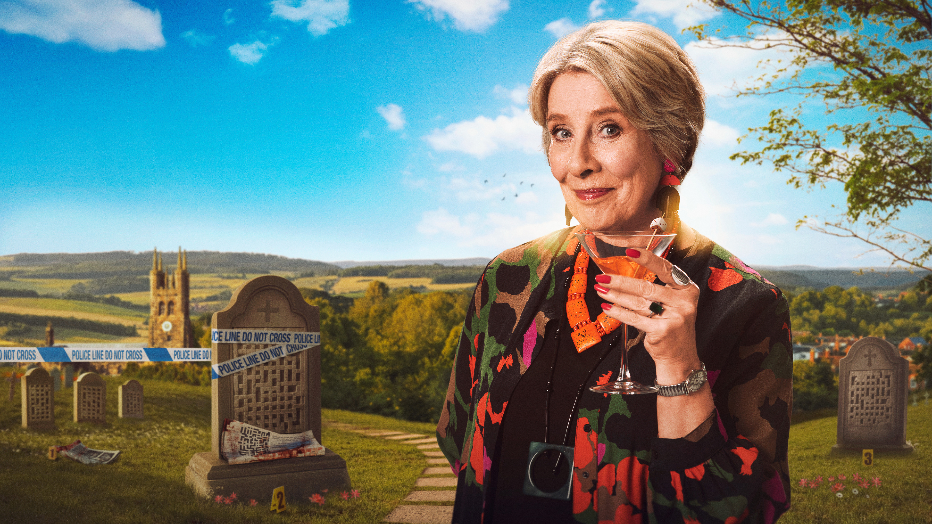 Murder Most Puzzling star Phyllis Logan.