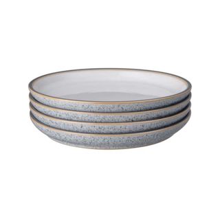 classic Denby coupe plates, gray 