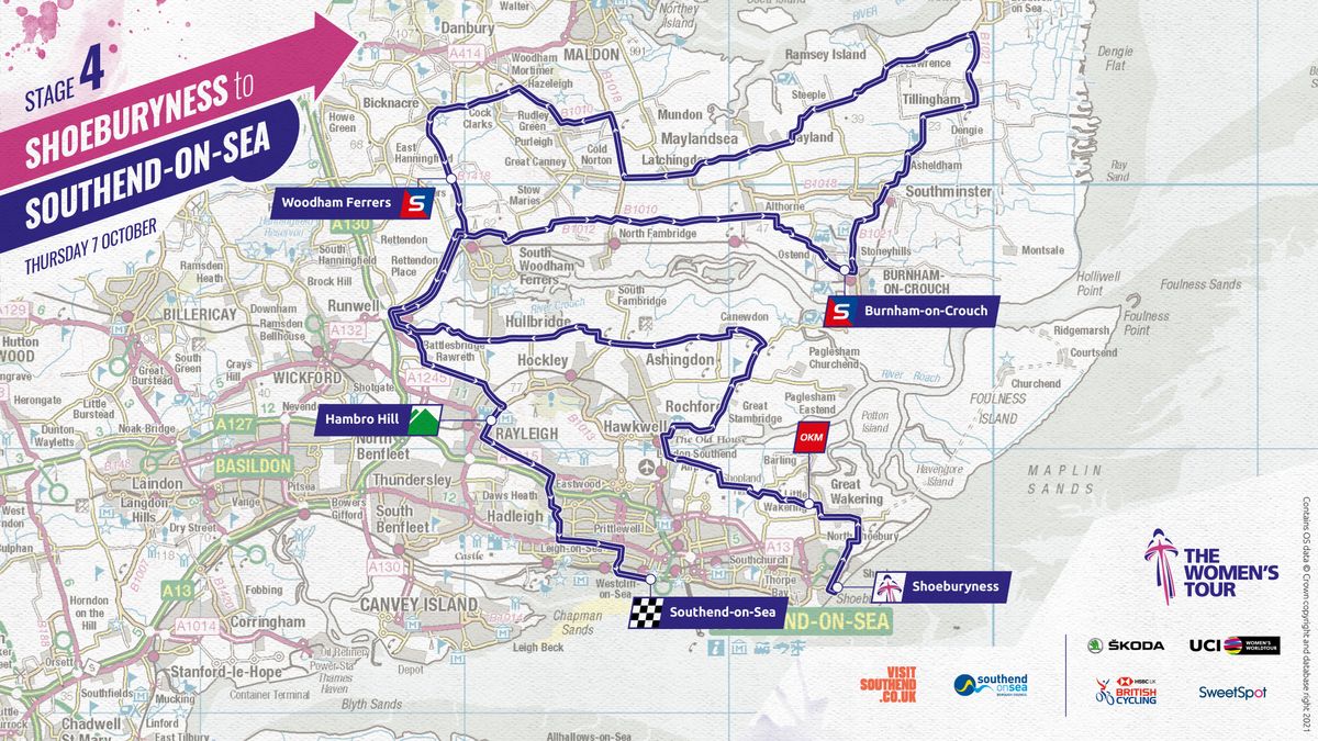 The Women's Tour / SweetSpot - Stage 4 Map