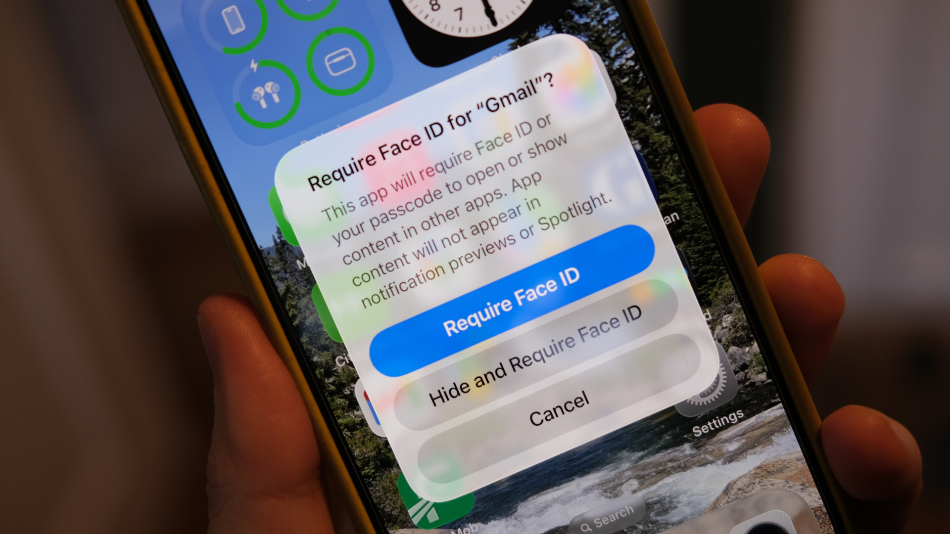 iPhone Lock Apps Face ID