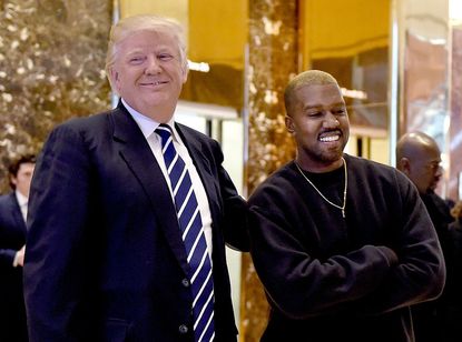 Donald Trump and Kanye West. 