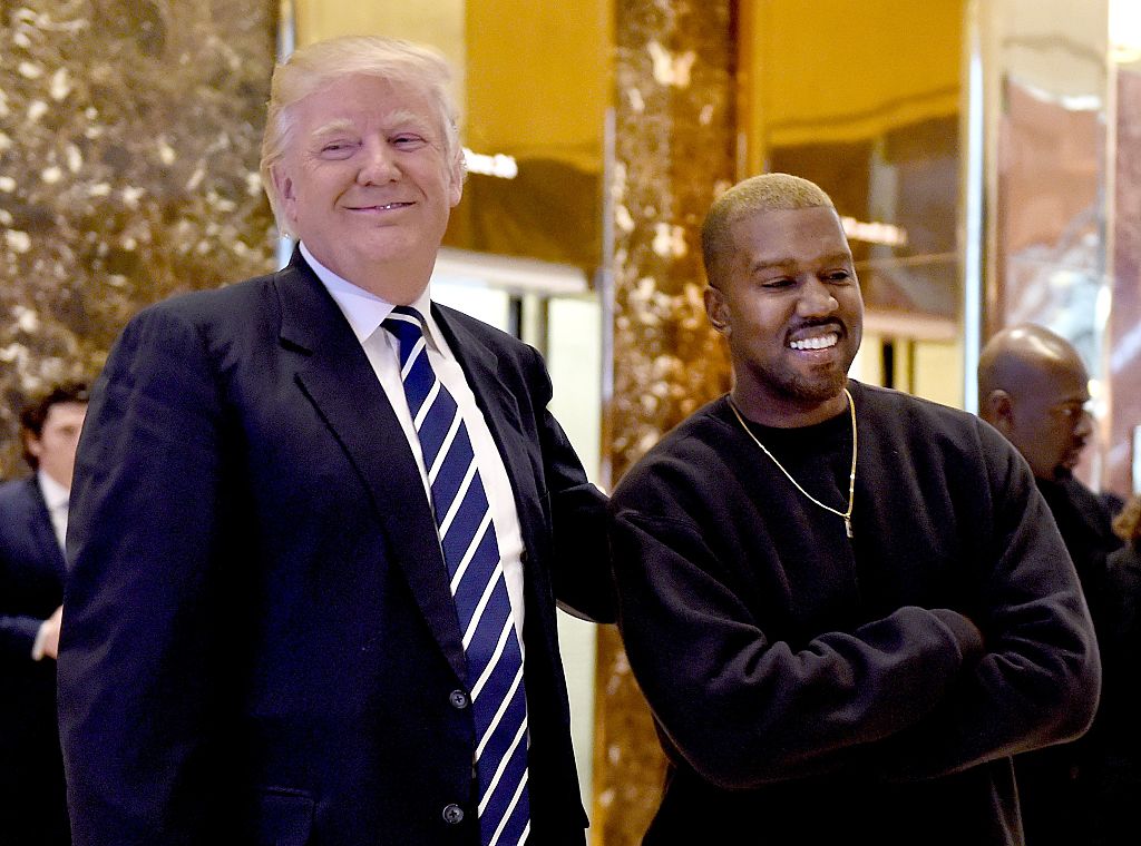 Donald Trump and Kanye West.