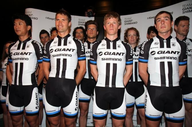 Some of the team's rider were present at the launch