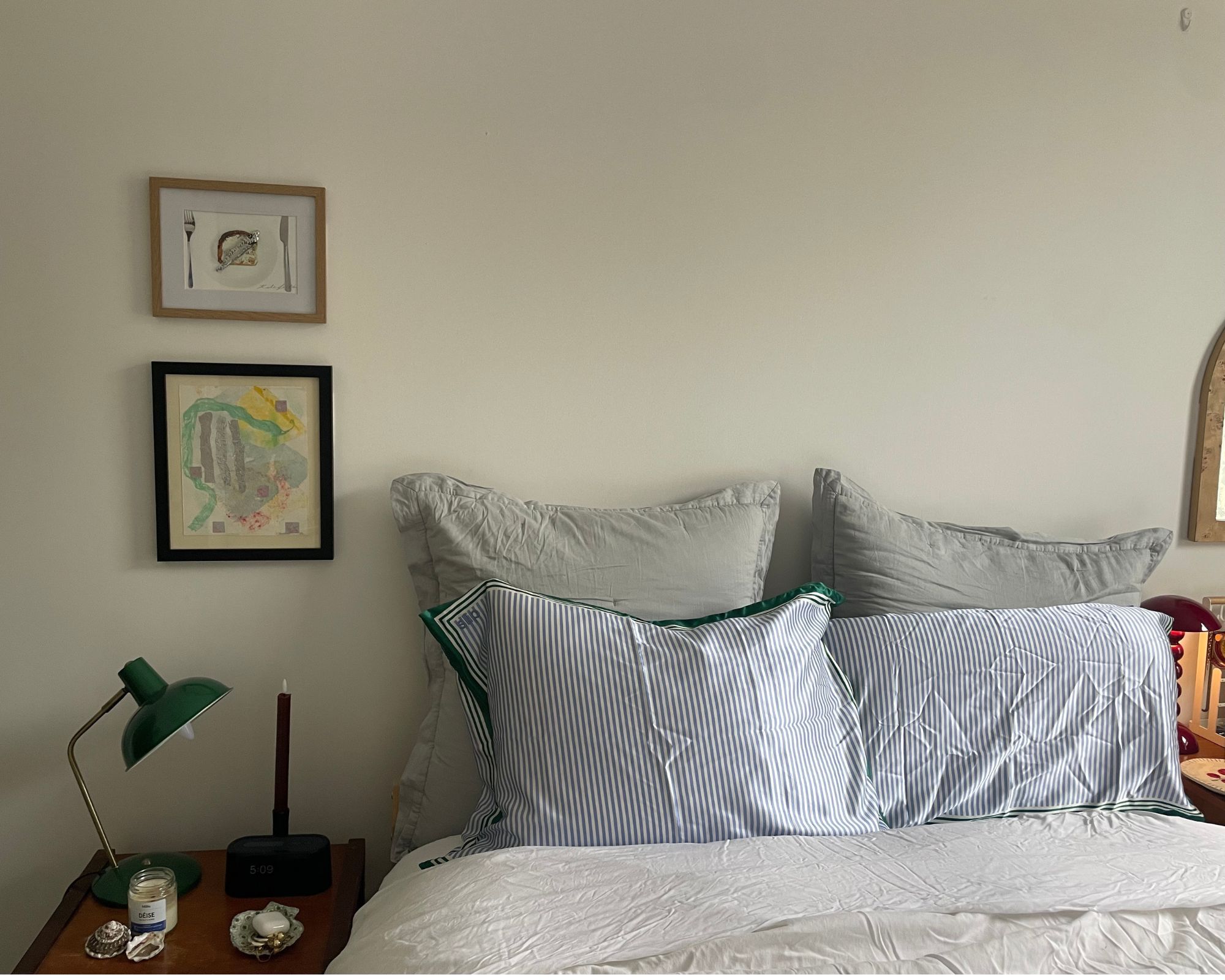 slip silk pillowcases in sophie edwards room