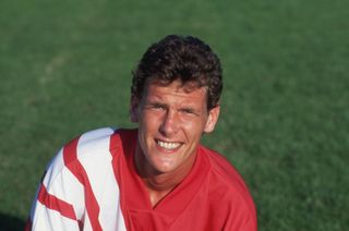 Gary Gillespie at Liverpool in 1991.