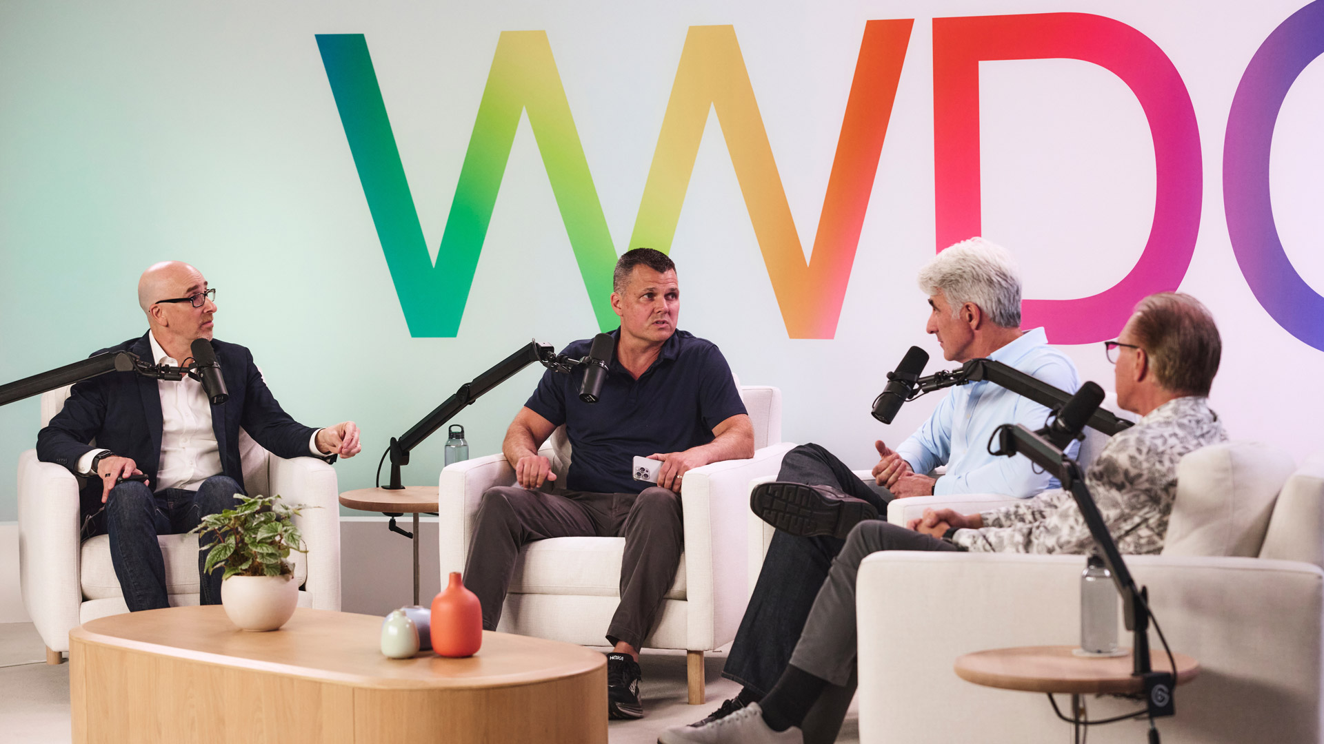 Lance Ulanoff, Mark Spoonauer, Craig Federighi, Greg Joswiak