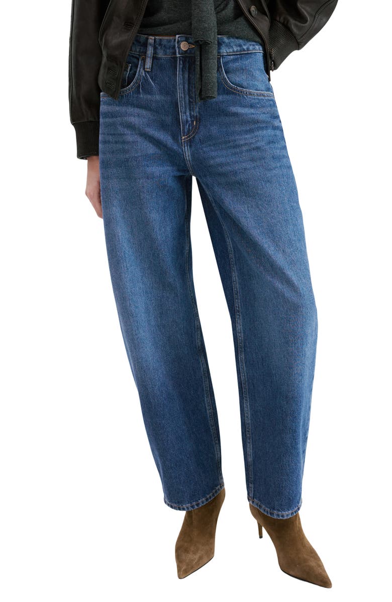 High Waist Barrel Jeans