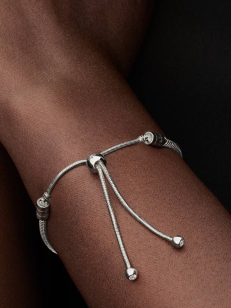 Pandora, Snake Chain Slider Bracelet