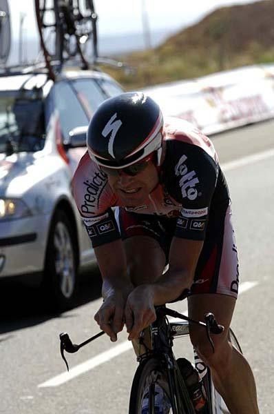 The Aussie has had better days in time trials. The season has been long and he will be happy to take some time off soon.