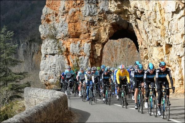 WIggins was always supported by a healthy looking Sky armada.