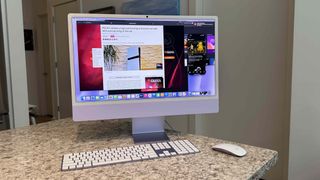 Apple's 24-inch iMac M4 successful Purple.