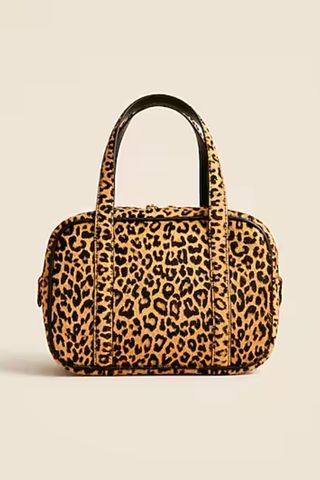 Bowler Bag in Leopard Calf Hair