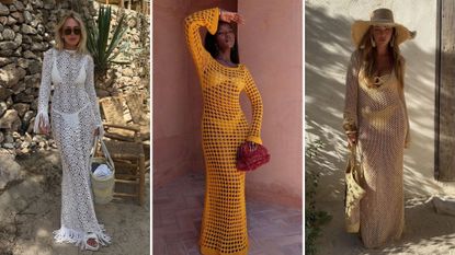 Best crochet maxi dresses