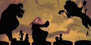 Timon and Pumbaa in Lion King 1 1/2