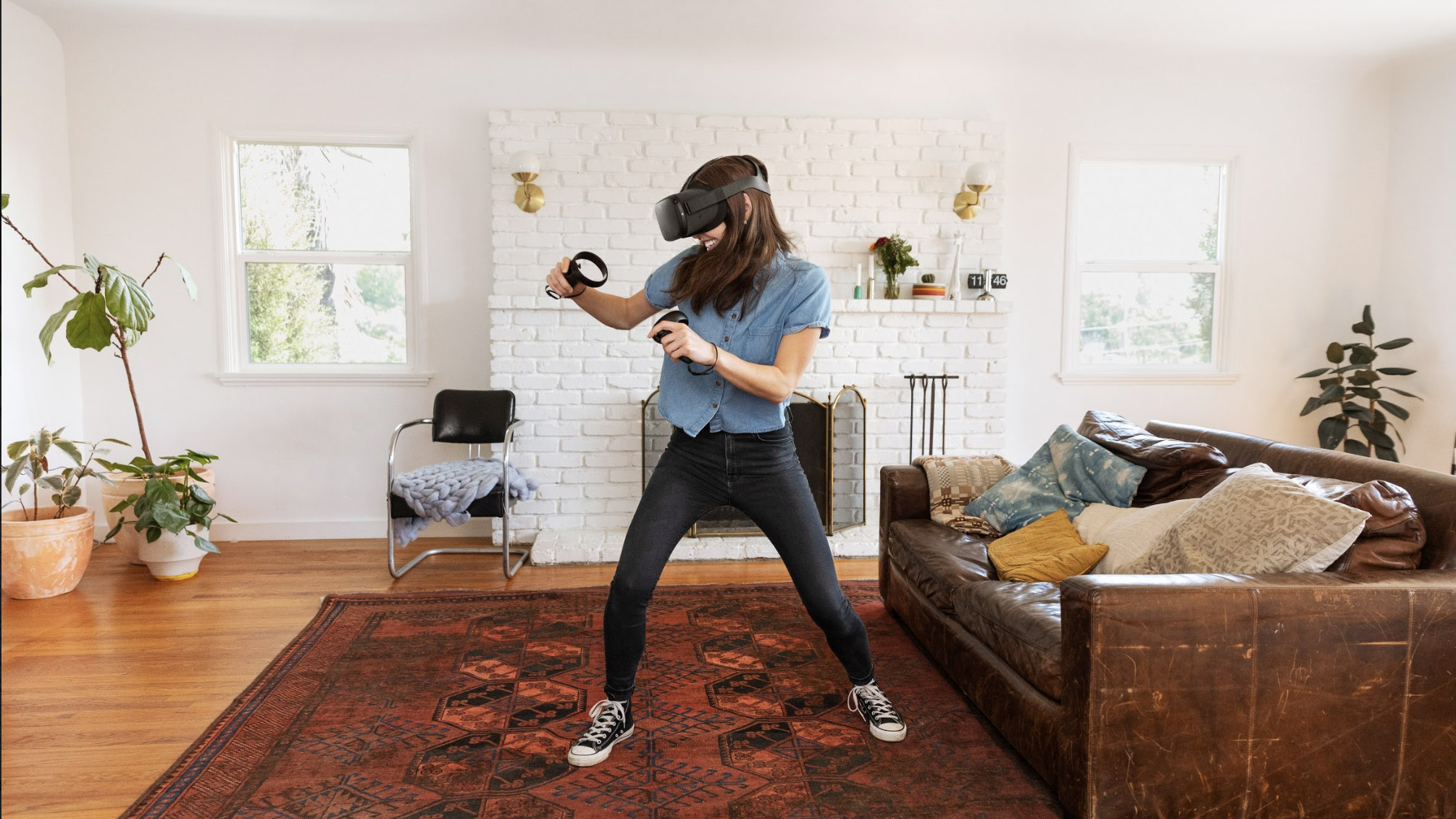 oculus rift s hands on floor