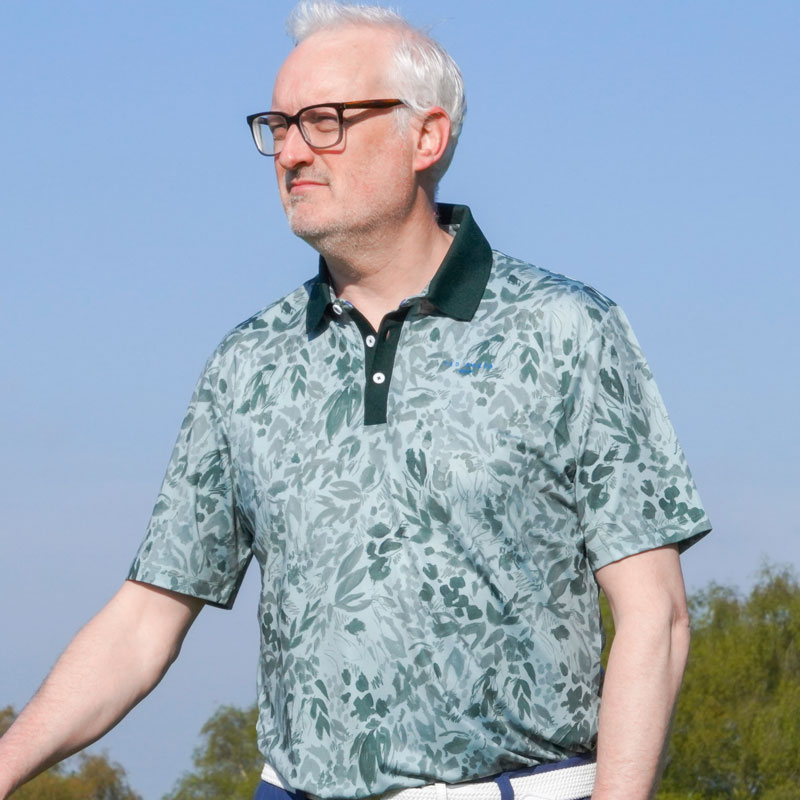 Ted Baker Barnnes Floral Print Polo