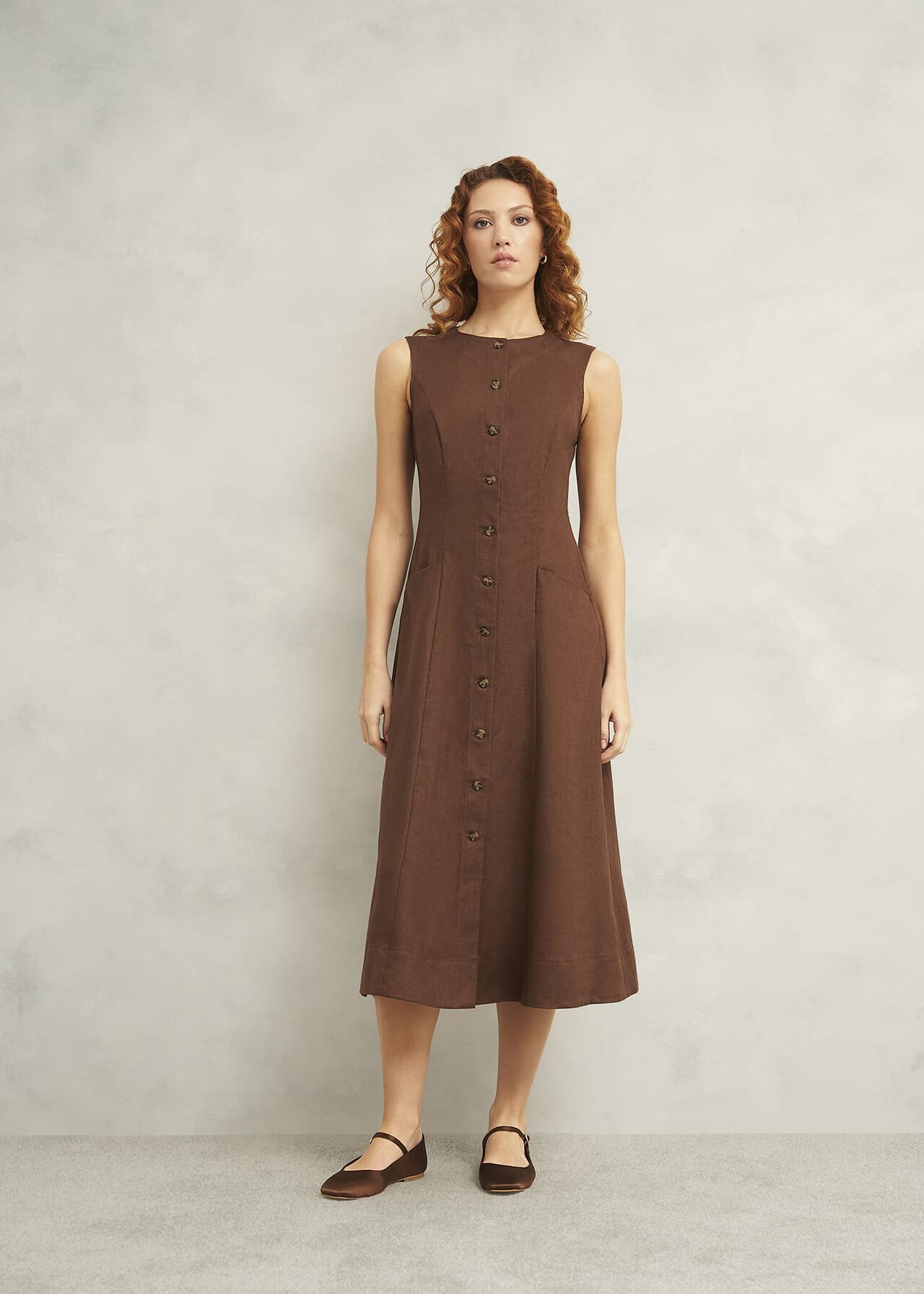 Carmen Linen Dress