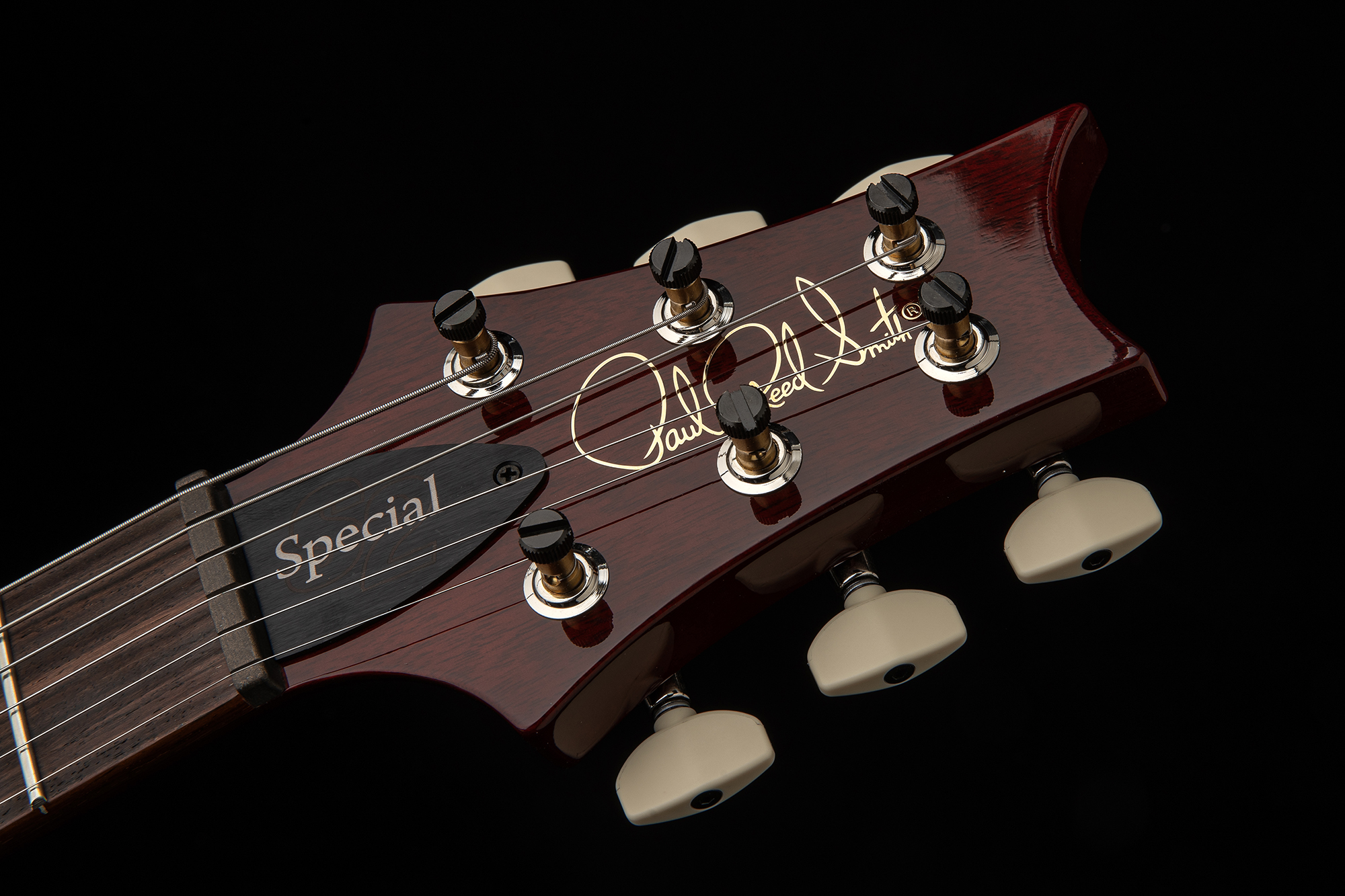 A photo of the PRS S2 Special Semi-Hollow in Fire Red Burst finish