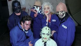 Mr Bungle backstage at the Warfield Theater in San Francisco on April 20, 1992