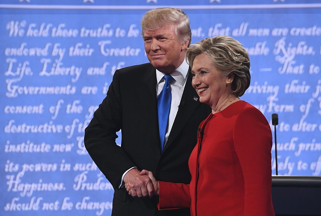 Donald Trump and Hillary Clinton debate