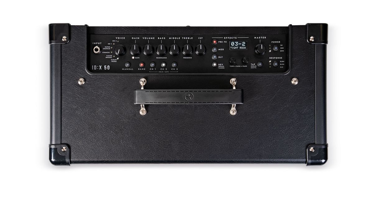 Blackstar ID:X 50: The new combo from the British amp titan is described as "this is the most natural-sounding" modelling amp on the market.