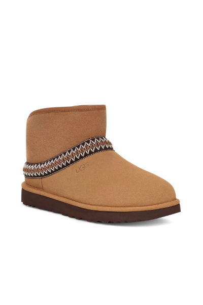 Ugg, Classic Mini Crescent Booties (Were $170)
