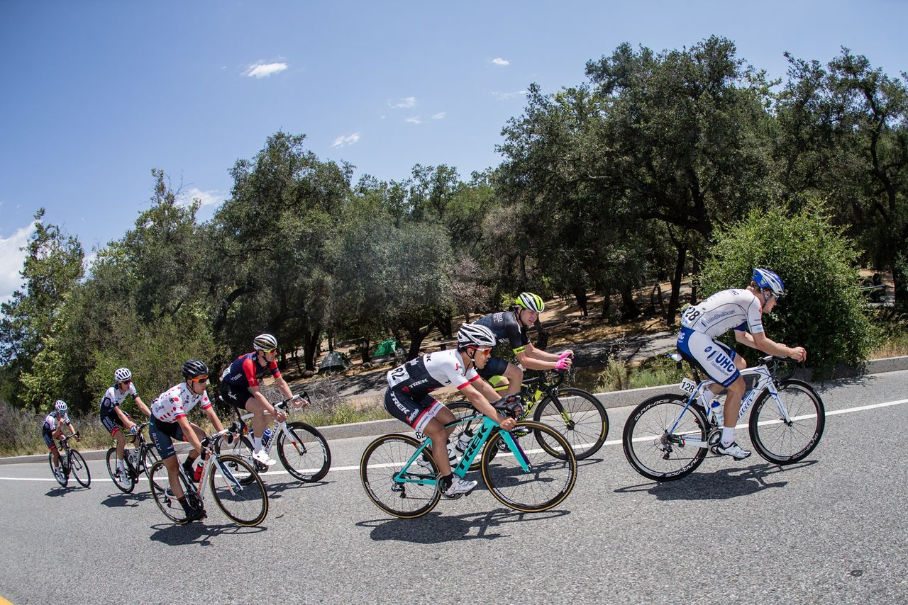 Tanner Putt (UnitedHealthcare) leading the breakaway