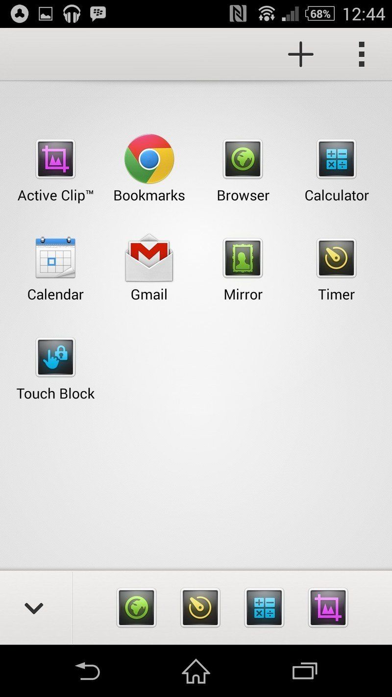 Sony Xperia Z2 action apps