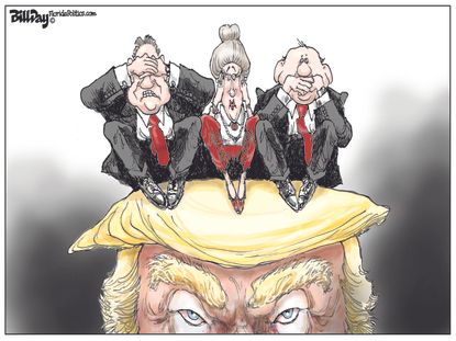 Political cartoon U.S. Trump Michael Cohen Paul Manafort&nbsp;guilty GOP Republicans