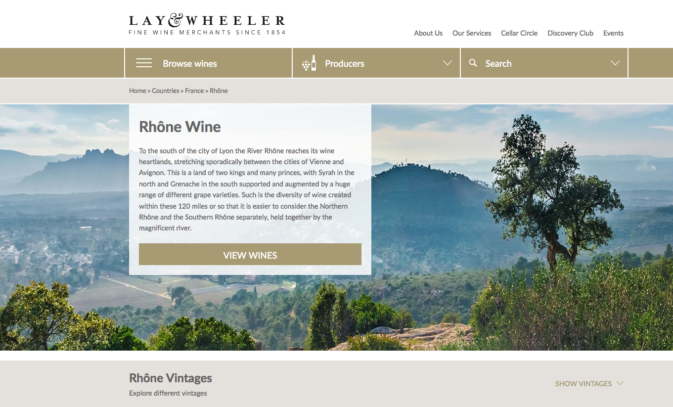 RH&Ocirc;NE SPECIALIST: Lay & Wheeler