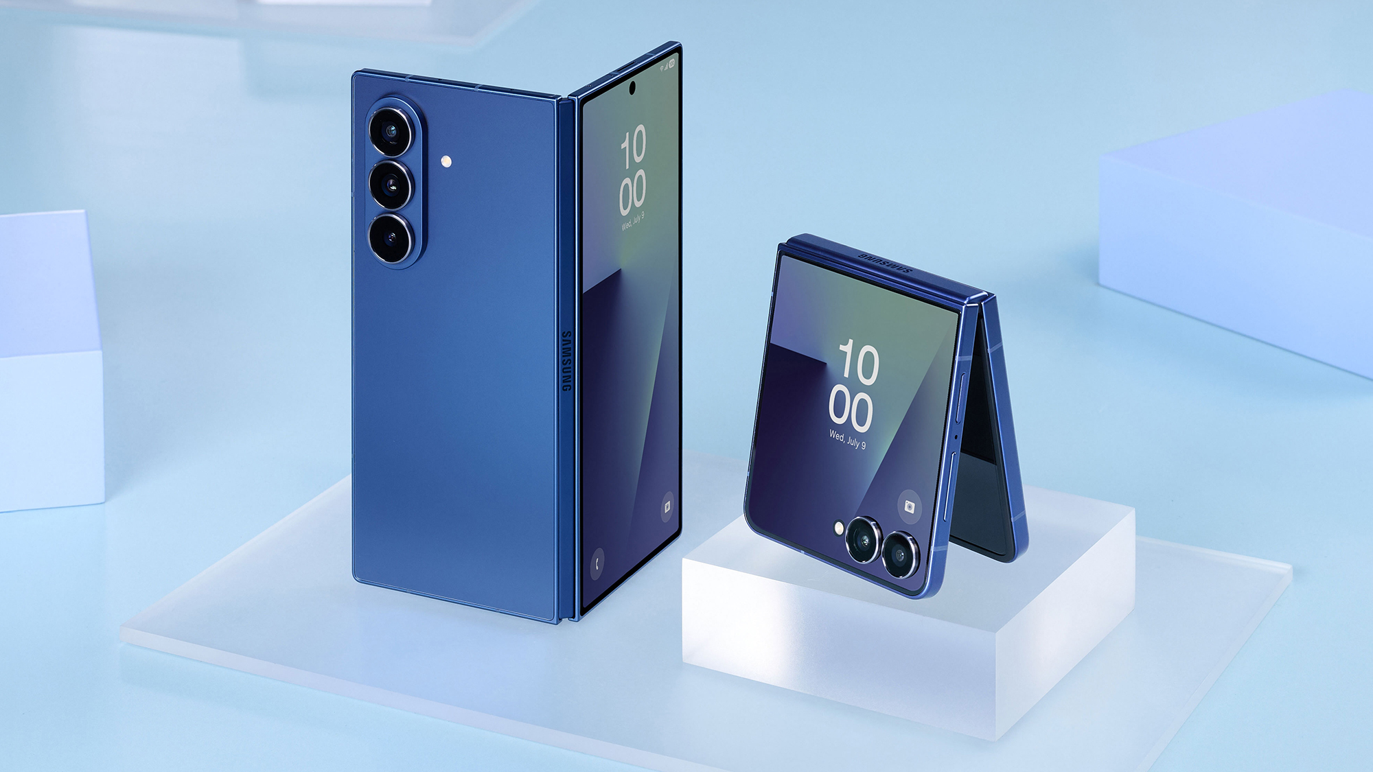 The Samsung Galaxy Z Fold 7 and the Samsung Galaxy Z Flip 7