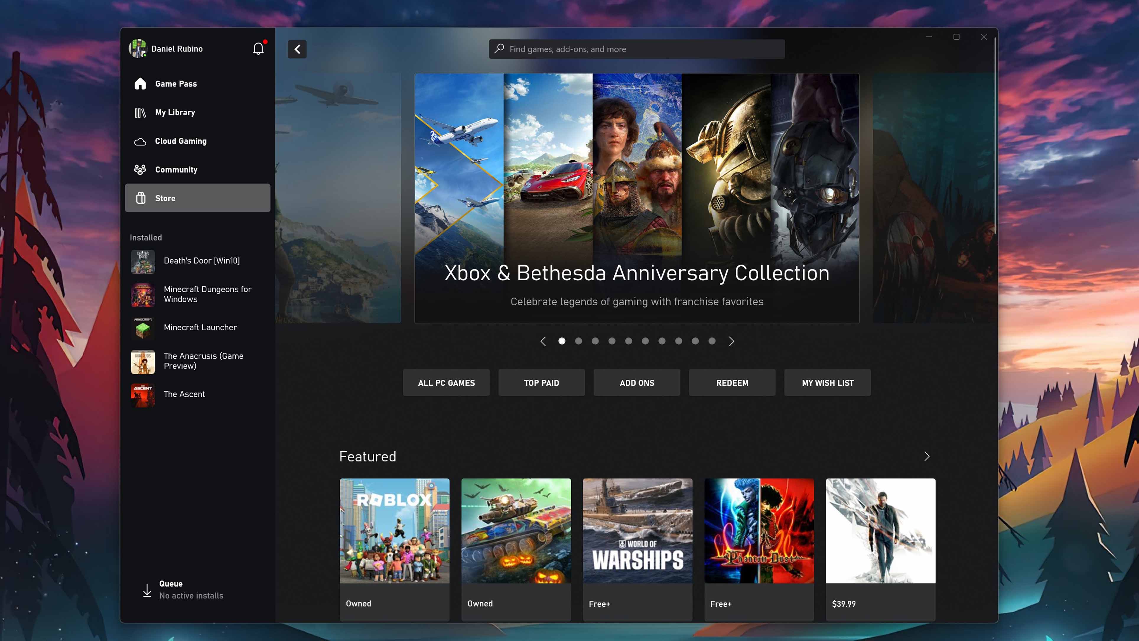 Xbox-App für Windows 11