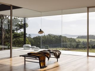 minimalist architecture and views at tasmania house by room 11