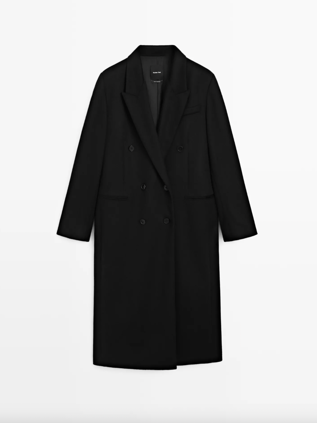 Massimo Dutti Black Coat