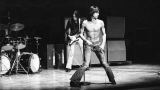 The Stooges onstages in Ann Arbour, Michigan in 1970